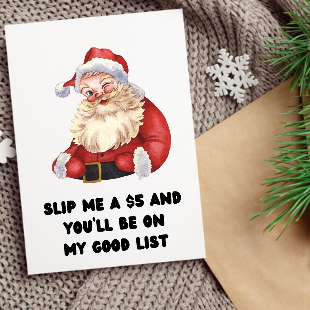 Holiday Adult Humor Card